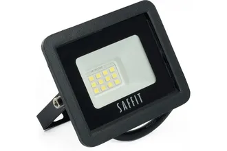 4627117041410	Saffit прожектор св/д 10W(900lm) ( арт.55074) 2835SMD 4000K 4K,   80х60х30мм черный IP65 SFL90-10