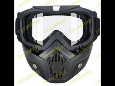 Маска-очки мотоциклетная велосипедная снегоходная лыжная модульная