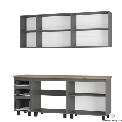 Честер 2,0 Кухонный гарнитур Графит