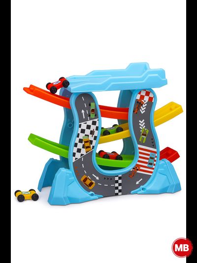 Автотрек многоуровневый с машинками