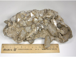 Кварц, друза кристаллов, Россия, Дальнегорск (196*97*85 мм, 1139 г) №26120