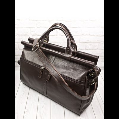 Кожаный саквояж Veano brown (арт. 4004-04)