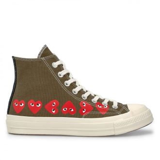 КЕДЫ CONVERSE PLAY COMME DES GARCONS черные фото