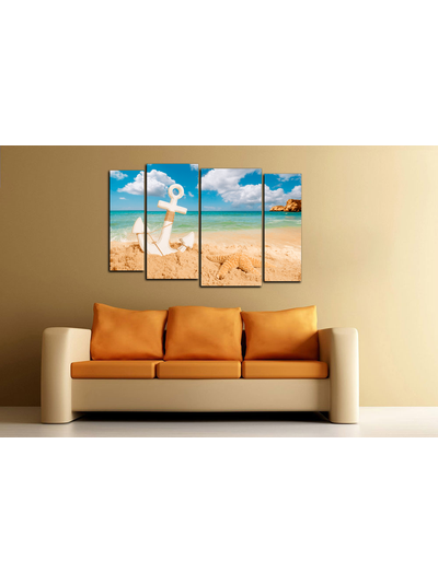 Модульная картина "Голубая лагуна"