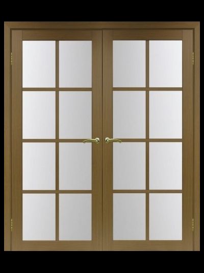 OPTIMA PORTE/ TURIN 541. ПОЛОТНО ОСТЕКЛЕННОЕ+ПОЛОТНО ОСТЕКЛЕННОЕ. МАТИРОВАННОЕ СТЕКЛО САТИН