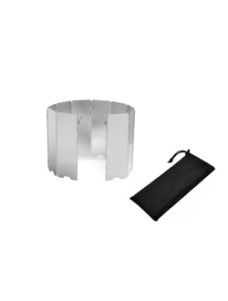 Ветрозащитный экран для примуса и горелки 10 пластин (размер: 83х24 см)