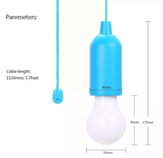 Лампочка-светильник на веревке