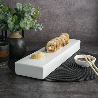 Блюдо прямоугольное 41*10 см h4 см, фарфор