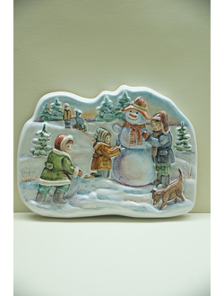 Плакетка "Зимние забавы"