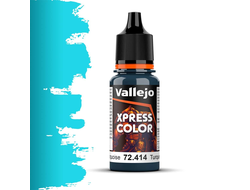 Vallejo: Краска акриловая Xpress Color 72.414 "Caribbean Turquoise"