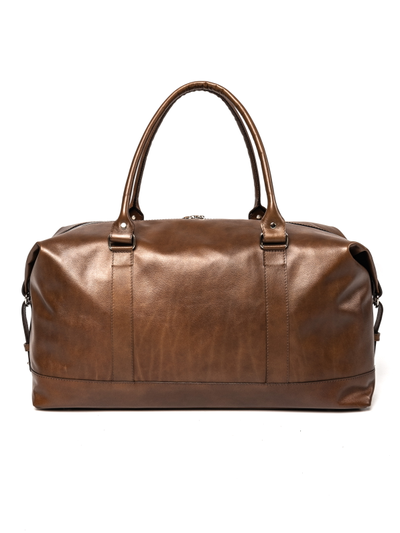 Кожаная дорожная сумка Bergamo Premium brown (арт. 4048-63)