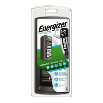 Зарядное устройство Energizer универсал.: 2/4 слота AA/AAA/C/D/9V, без аккумуляторов