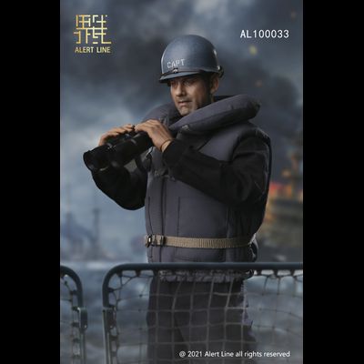 Капитан ВМФ США времен Второй Мировой - Коллекционная ФИГУРКА 1/6 scale WWII U.S.NAVY Destroyer Commander  (AL100033) - Alert Line