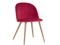 Стул Лион велюр красный