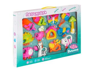 Набор погремушек Elefantino 13 веселых игрушек
