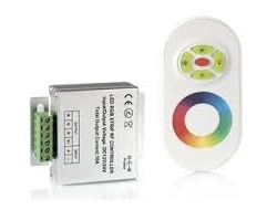 Контроллер для светодиодной ленты RGB 12-24V 144W IP20 с сенс. пультом (бел.)