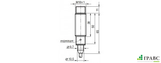 Индуктивный датчик ISB AC2A-32P-4-LZS4