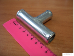 Трубка тройник 18х16х18мм металл угол 90 гр. (цена за 10 шт.)