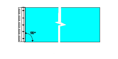 Полосовая ПВХ завеса морозостойкая 200х2 мм, 1 рулон/бухта, длина  6.0 м