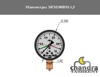 Манометры ЭКМ100ВМ-1,5