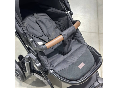 Детская коляска 3 в 1 Luxmom 808 Черный Экокожа