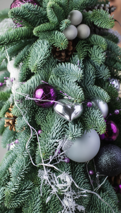 Новогодняя ёлка декор №1110