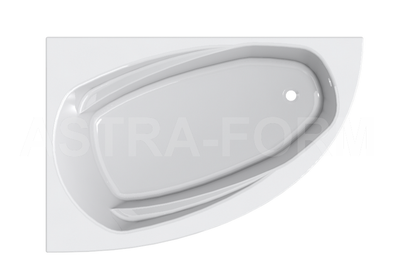 Astra-Form ванна Тиора левосторонняя 155/105 см белая