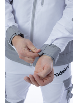 Куртка BRODEKS KS 202 цв. белый/серый