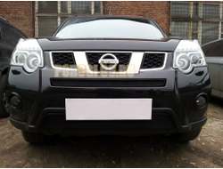 Защита радиатора Nissan X-Trail T31 2011-2015 black середина