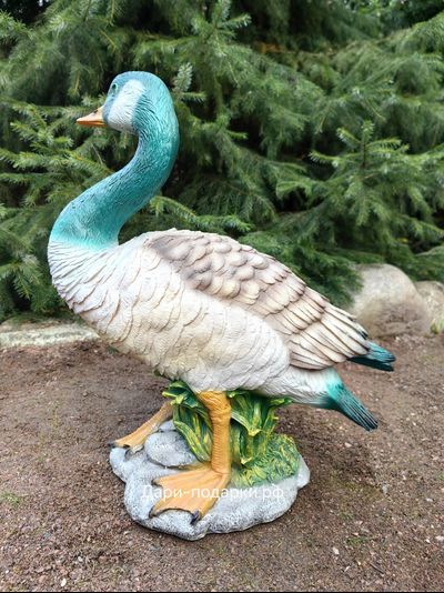 Садовая фигура Селезень Красавец 49*45см   2,5кг   полистоун Россия 2558/012540*