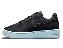 Кроссовки Nike Air Force 1 Crater Flyknit Black Chambray Blue