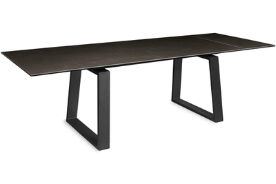 LEONARDO черный / керамика Carbon 160(+40+40)x90