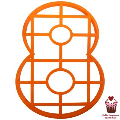 Вырубка для торта Цифра 8