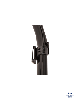 Трубка для дайвинга Aquateam Ultra Soft black с клапаном