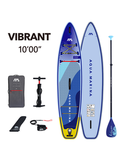 SUP-доска надувная с веслом детская для туризма Aqua Marina Vibrant Touring 10'0"