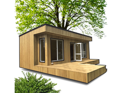 Каркасный дом 4х8,5 м