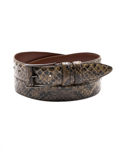 Ремень мужской 38 мм PY-z-0005 из змеиной кожи