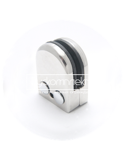 Стеклодержатель  полукруглый штампованный