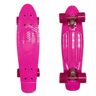 Скейт ecoBalance, розовый с розовыми колесами