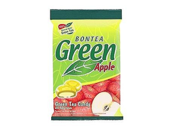 Леденцы Зелёный Чай с яблоком BONTEA GREEN TEA APPLE CANDY, 125 гр