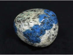 Азурит в альбите, "Пакистанская яшма К2", галтовка, Пакистан (22*22*20 мм, 19 г) №27388