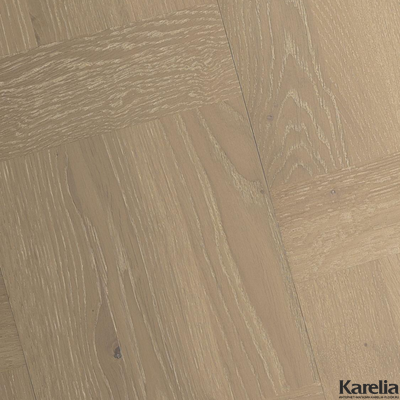 Паркетная доска Karelia Дуб Time Grey 3-полосная матовый лак 2G без фаски толщина 15 мм 2.89 м2