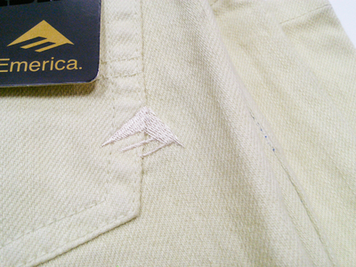 Джинсы Emerica Skelter III бежевые