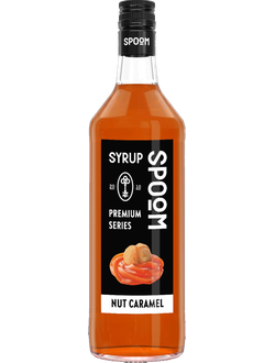 Сироп Spoom Ореховая карамель, 1 л (для кофе, коктейлей и десертов)