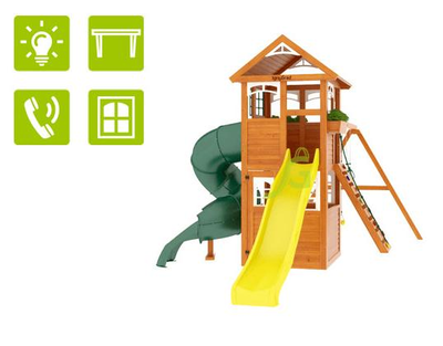 Детская площадка для дачи IgraGrad Клубный домик с трубой Luxe купить в Воронеже