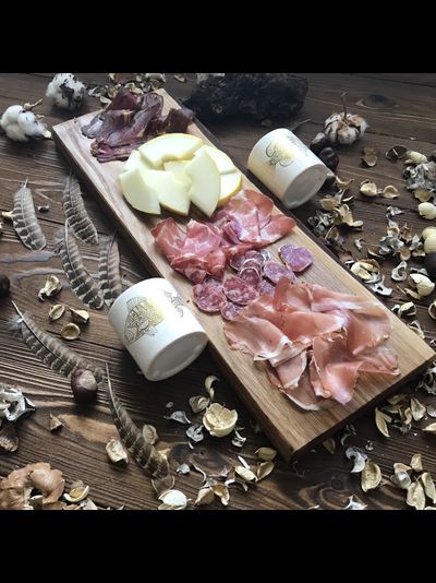 Доска для подачи, дуб, светлая