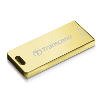 Флеш-память Transcend JetFlash T3, 32Gb, USB 2.0, золотой, TS32GJFT3G