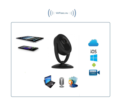VStarcam. Домашняя IP WiFI видеокамера с DVR, Full HD