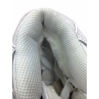 Nike Air Force 1 Белые полностью, кожа мех (36-41) Арт: 009М