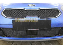 Защита радиатора KIA Ceed III 2018- black низ с датчиком ACC